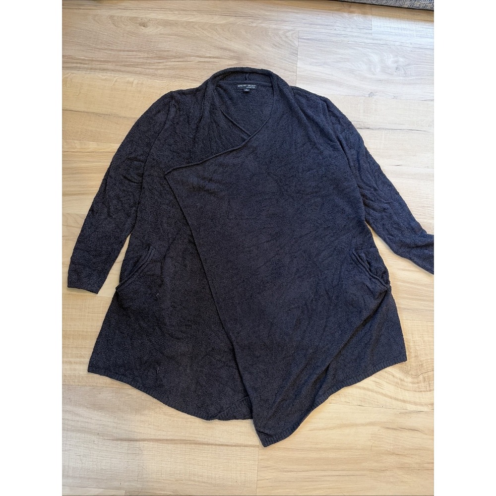 Barefoot Dreams CozyChic Lite Island Knit Wrap Navy Size 1X